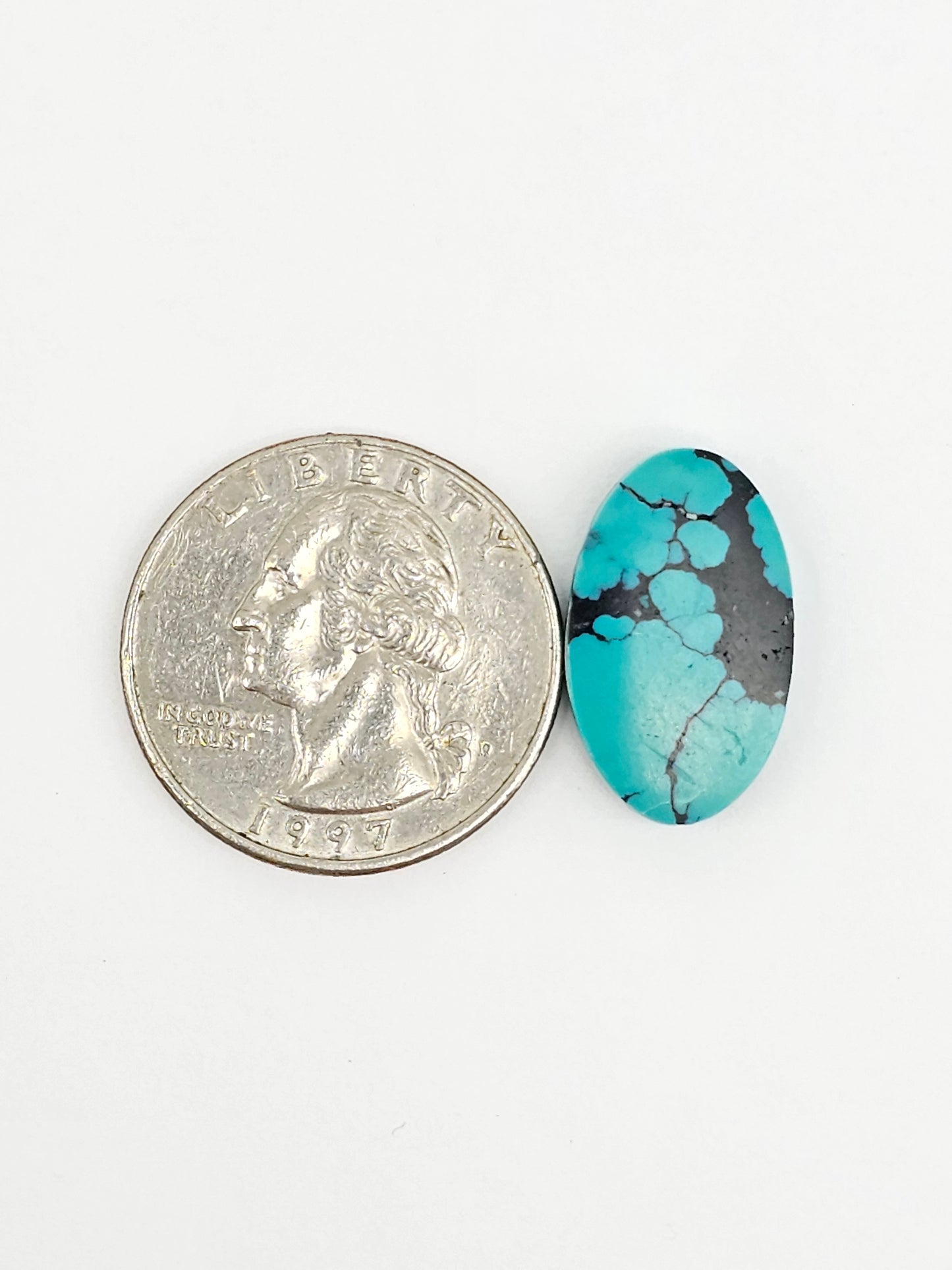 Cloud mountain Turquoise | Artisan Cut Gemstone