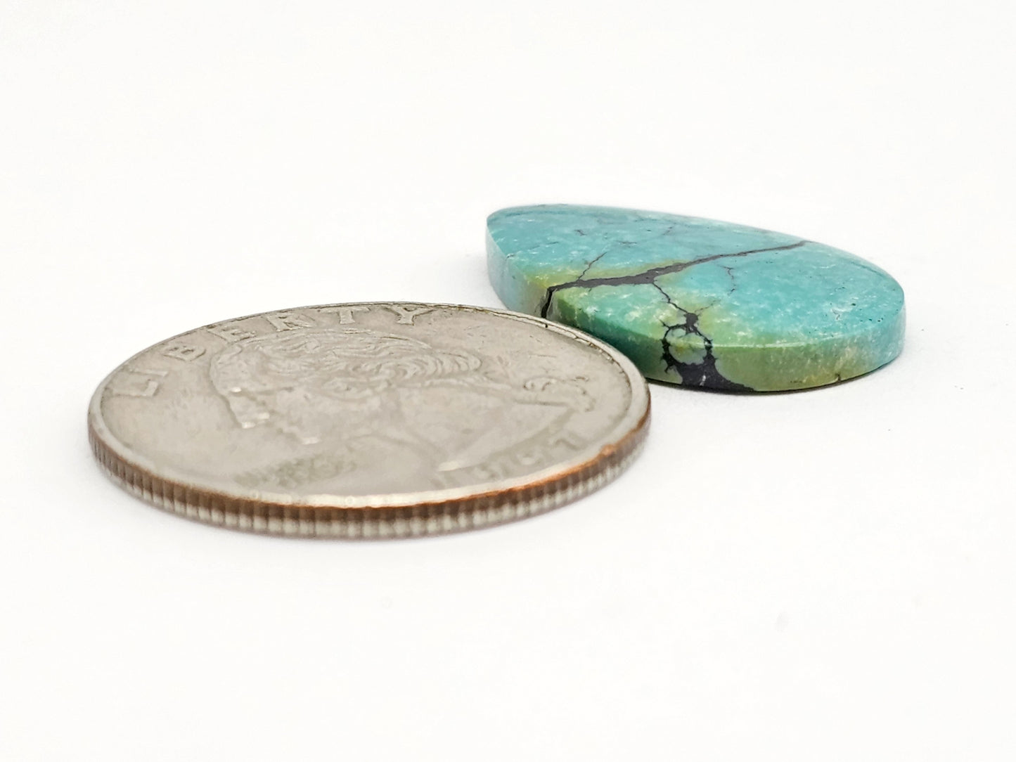 Cloud mountain Turquoise | Artisan Cut Gemstone