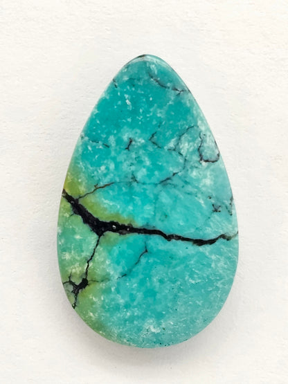 Cloud mountain Turquoise | Artisan Cut Gemstone