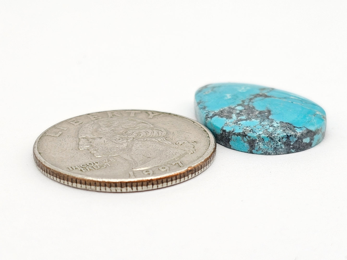 Cloud mountain Turquoise | Artisan Cut Gemstone