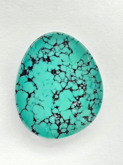 Cloud mountain Turquoise | Artisan Cut Gemstone