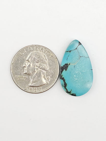 Cloud mountain Turquoise | Artisan Cut Gemstone
