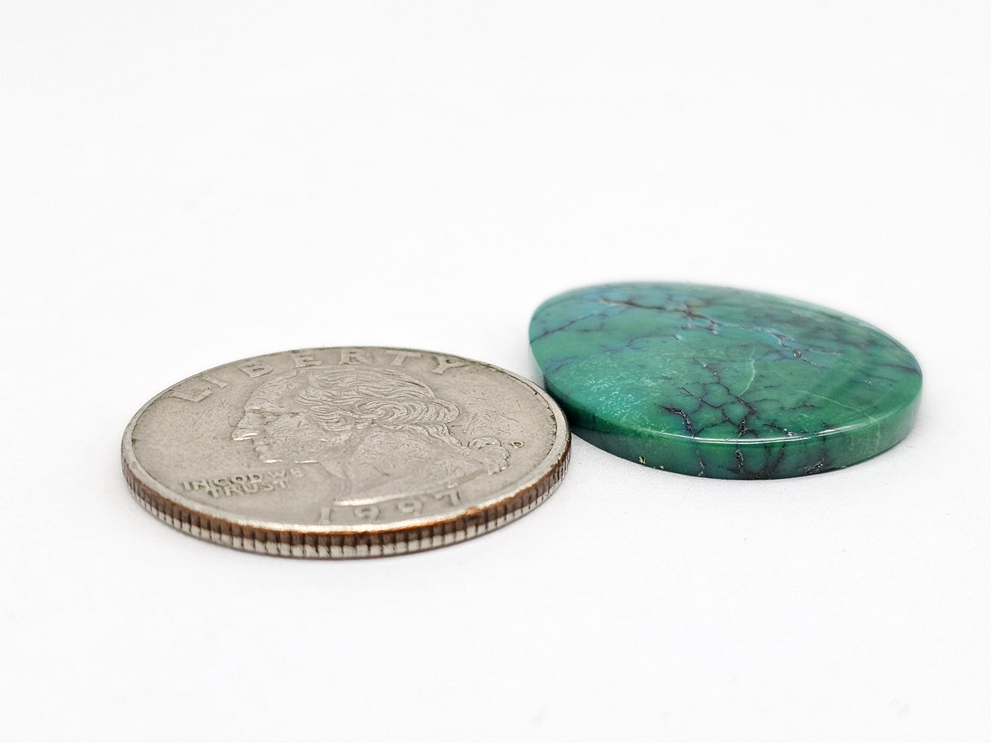 Cloud mountain Turquoise | Artisan Cut Gemstone