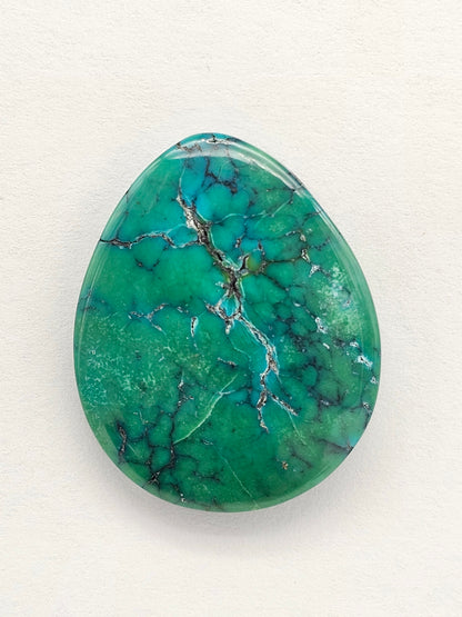 Cloud mountain Turquoise | Artisan Cut Gemstone