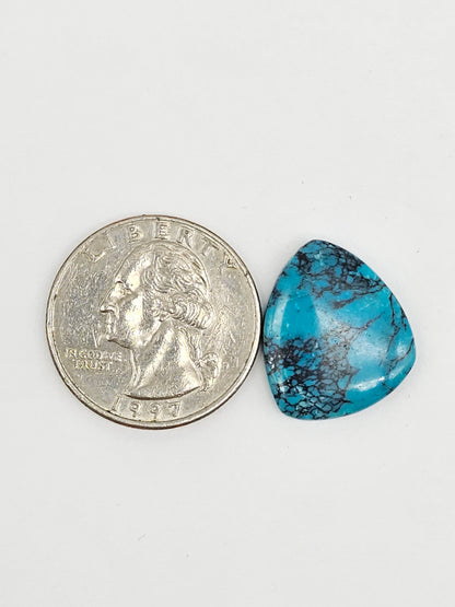 Cloud mountain Turquoise | Artisan Cut Gemstone