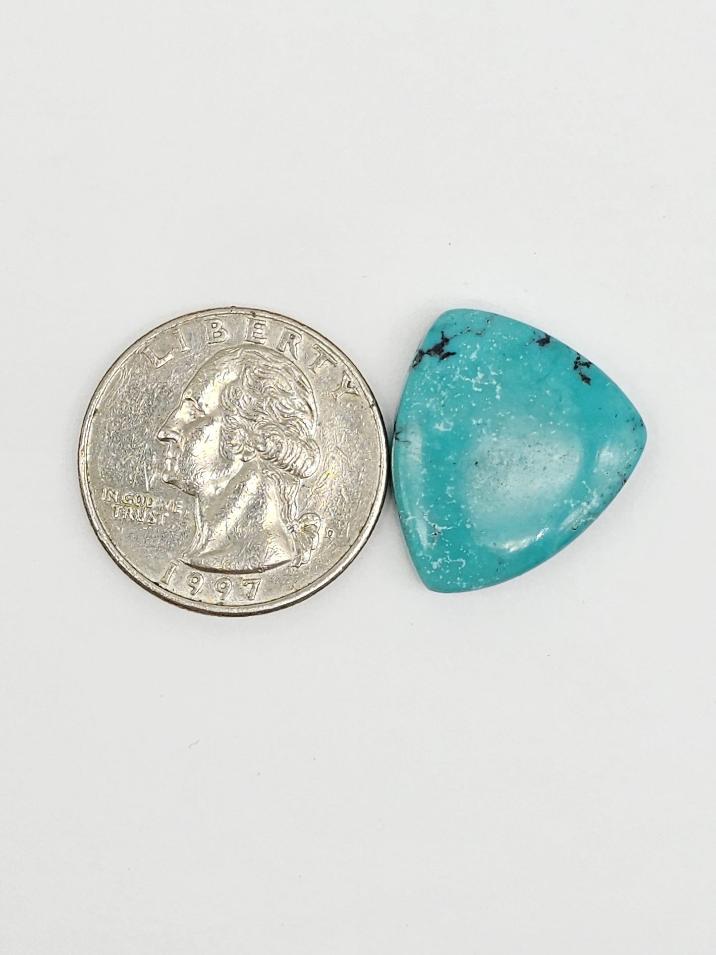 Cloud mountain Turquoise | Artisan Cut Gemstone