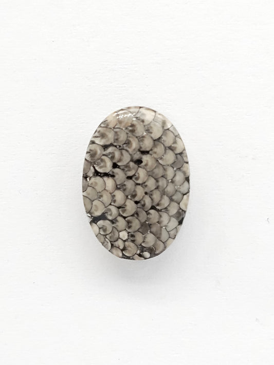 Snake skin agate cabochon