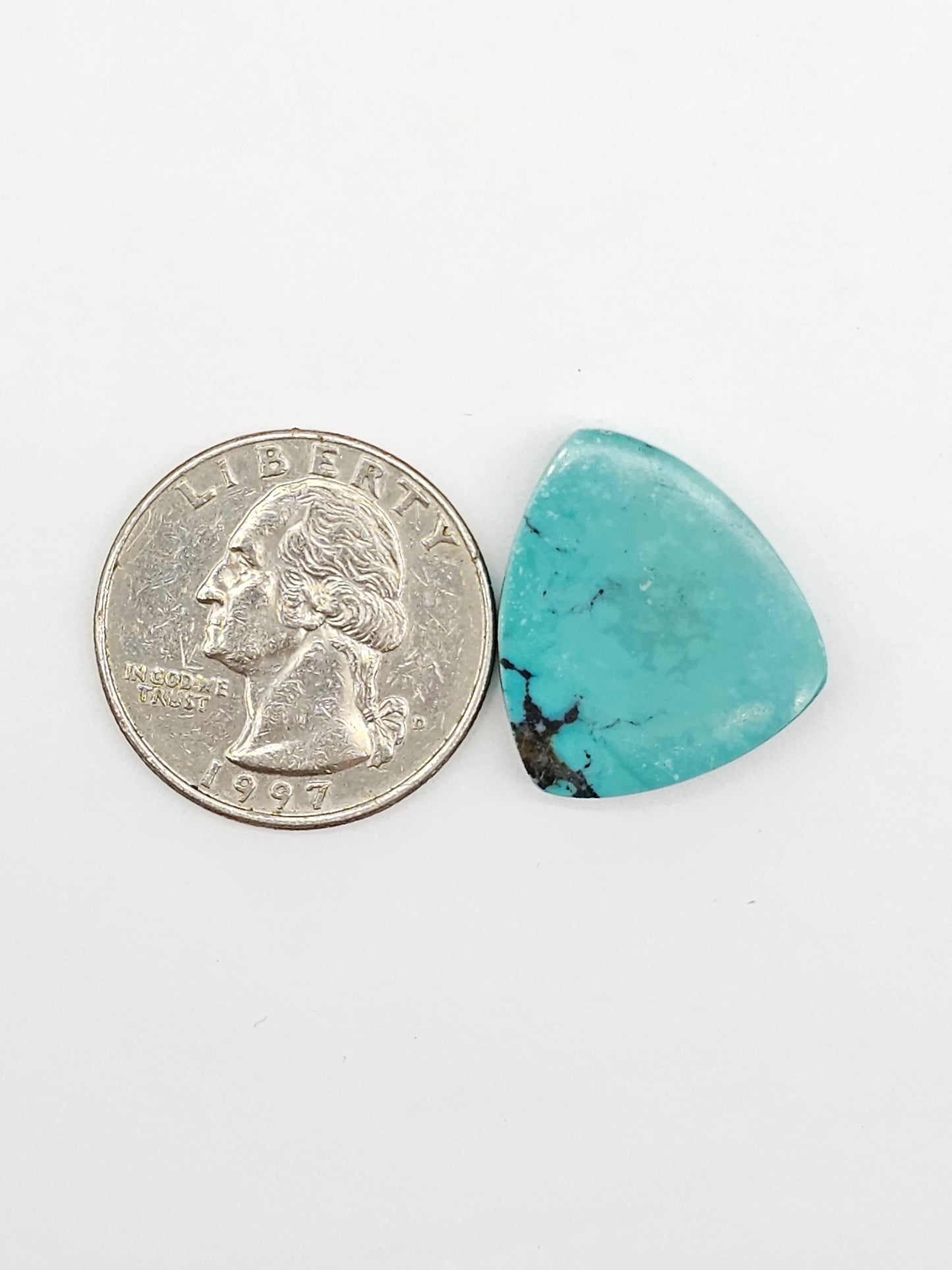 Cloud mountain Turquoise | Artisan Cut Gemstone