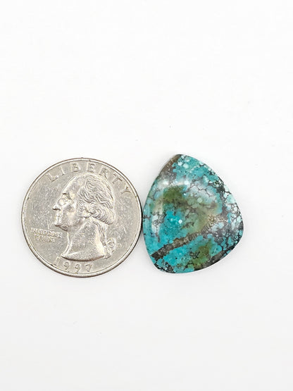 Cloud mountain Turquoise | Artisan Cut Gemstone