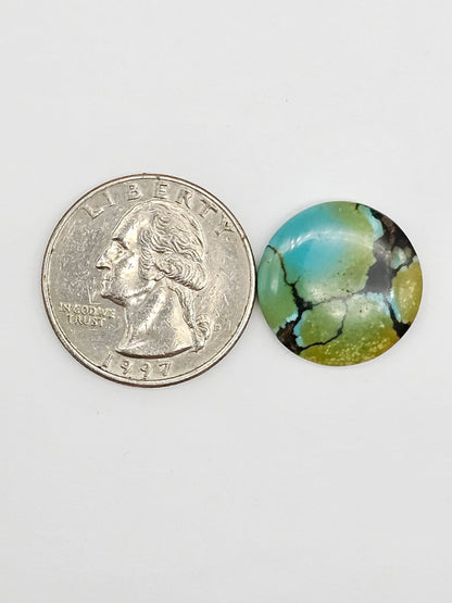 Cloud mountain Turquoise | Artisan Cut Gemstone