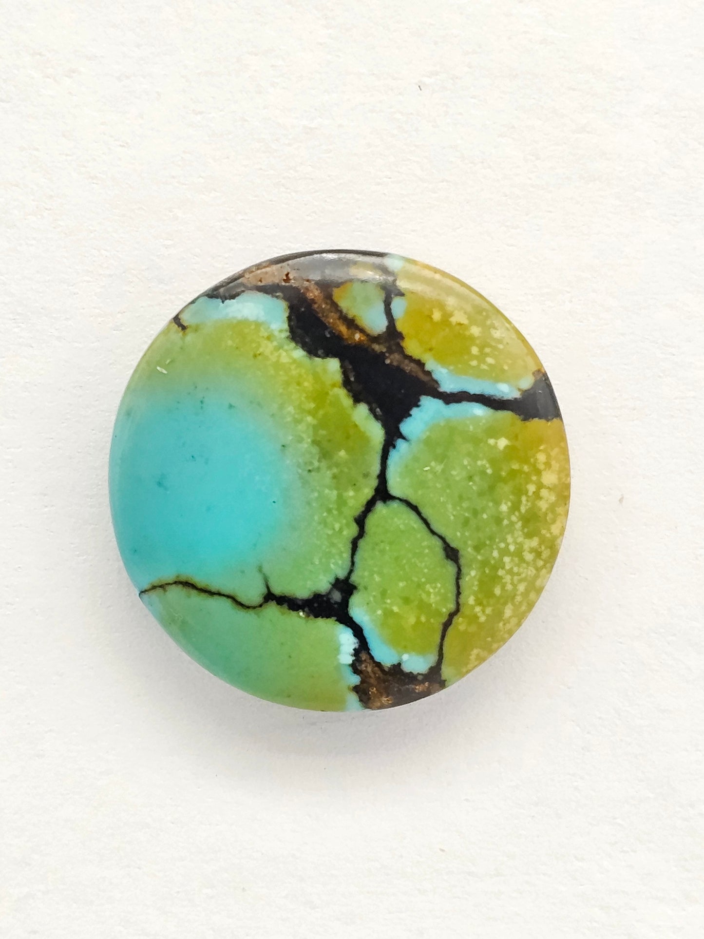 Cloud mountain Turquoise | Artisan Cut Gemstone