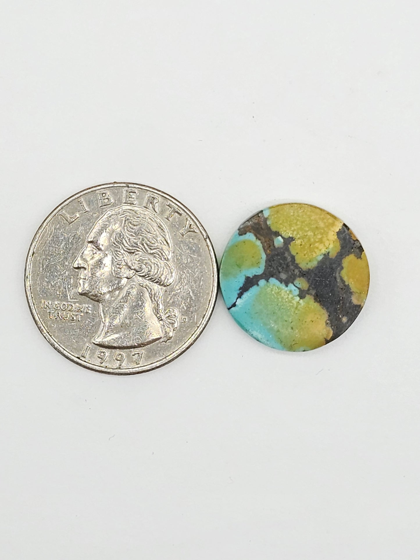 Cloud mountain Turquoise | Artisan Cut Gemstone