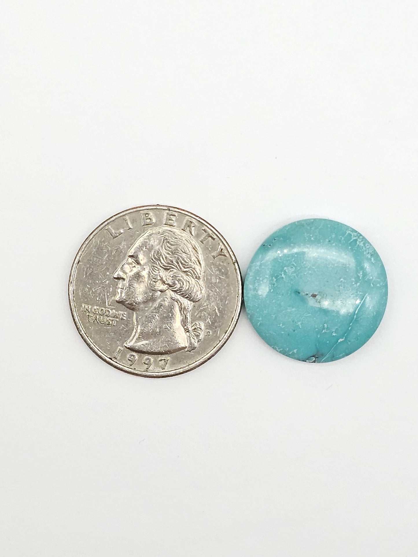 Cloud mountain Turquoise | Artisan Cut Gemstone