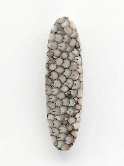Snake skin agate cabochon