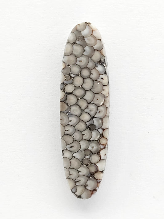Snake skin agate cabochon