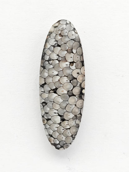 Snake skin agate cabochon