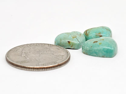 Mexican Turquoise Cabochon Set | Artisan Cut Gemstone