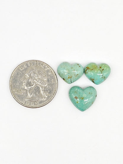 Mexican Turquoise Cabochon Set | Artisan Cut Gemstone