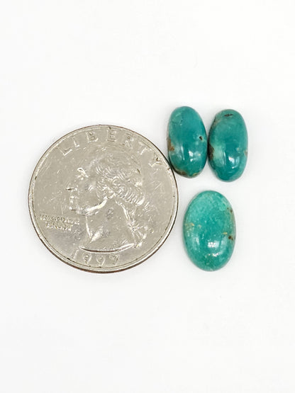 Mexican Turquoise Cabochon Set | Artisan Cut Gemstone