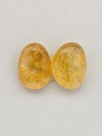 Citrine Silica Cabochon Set