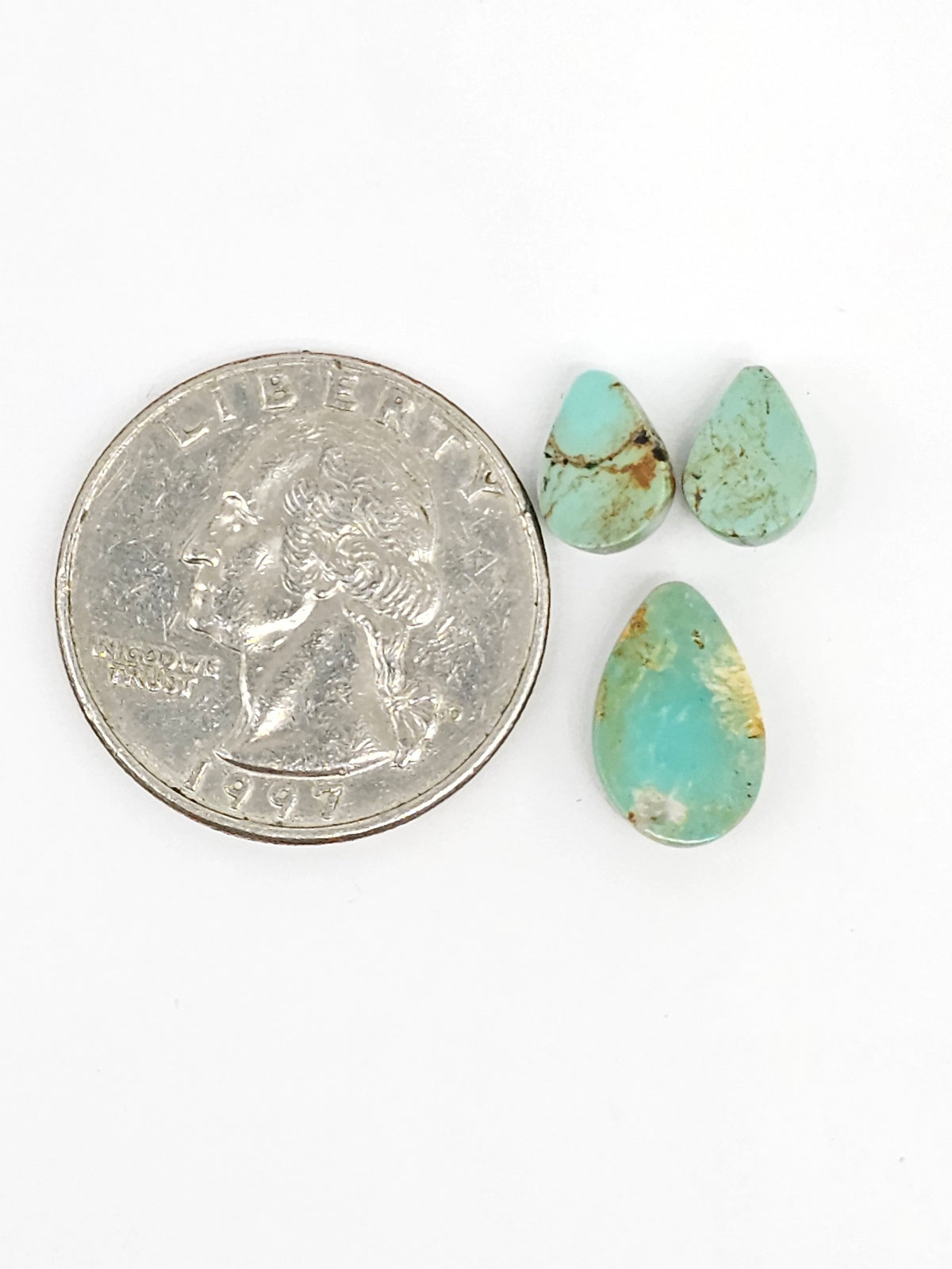 Mexican Turquoise Cabochon Set | Artisan Cut Gemstone