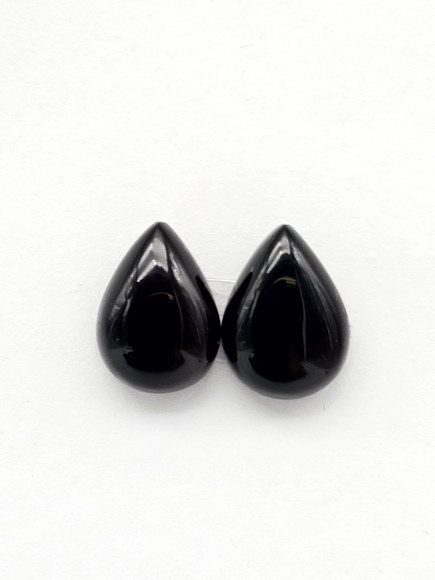 Red Amber Authentic Cabochon Pair