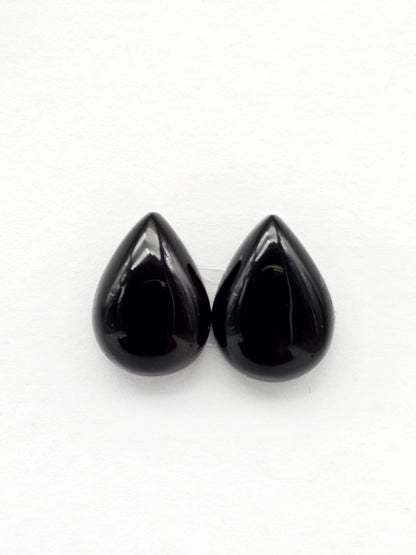 Red Amber Authentic Cabochon Pair