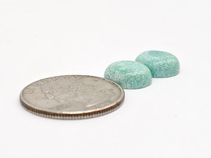 Mexican Turquoise Cabochon Pair | Artisan Cut Gemstone