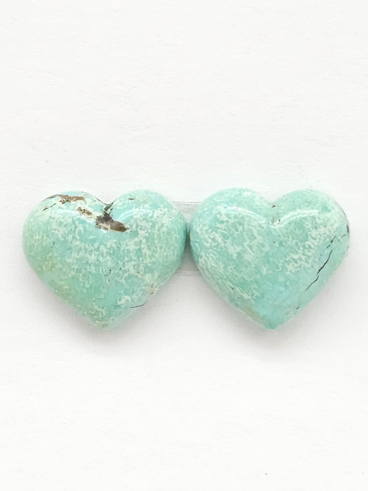 Mexican Turquoise Cabochon Pair | Artisan Cut Gemstone