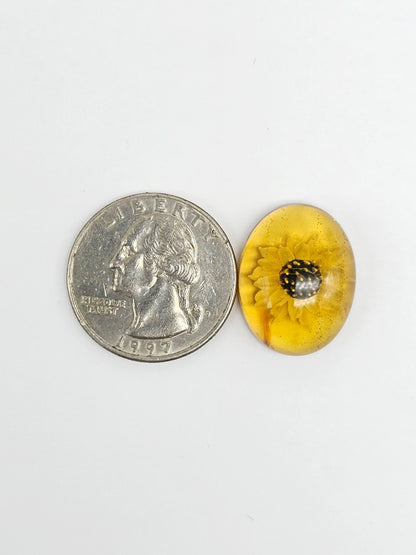 Amber Intaglio Cabochon | Hand-Carved Natural Amber