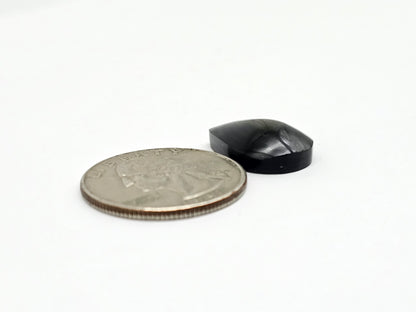 Velvet obsidian Cabochon | Natural Mexican Obsidian for Silversmiths