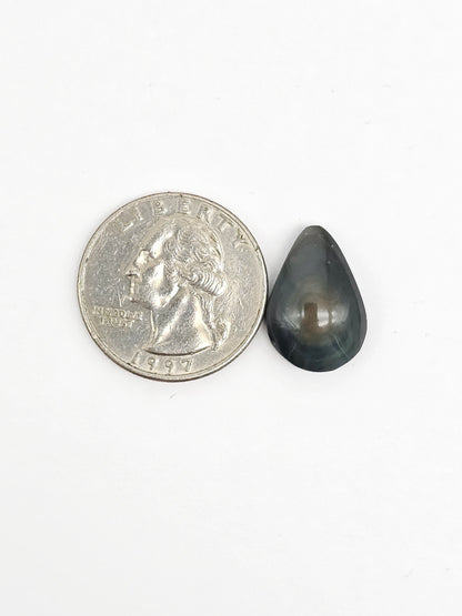 Velvet obsidian Cabochon | Natural Mexican Obsidian for Silversmiths
