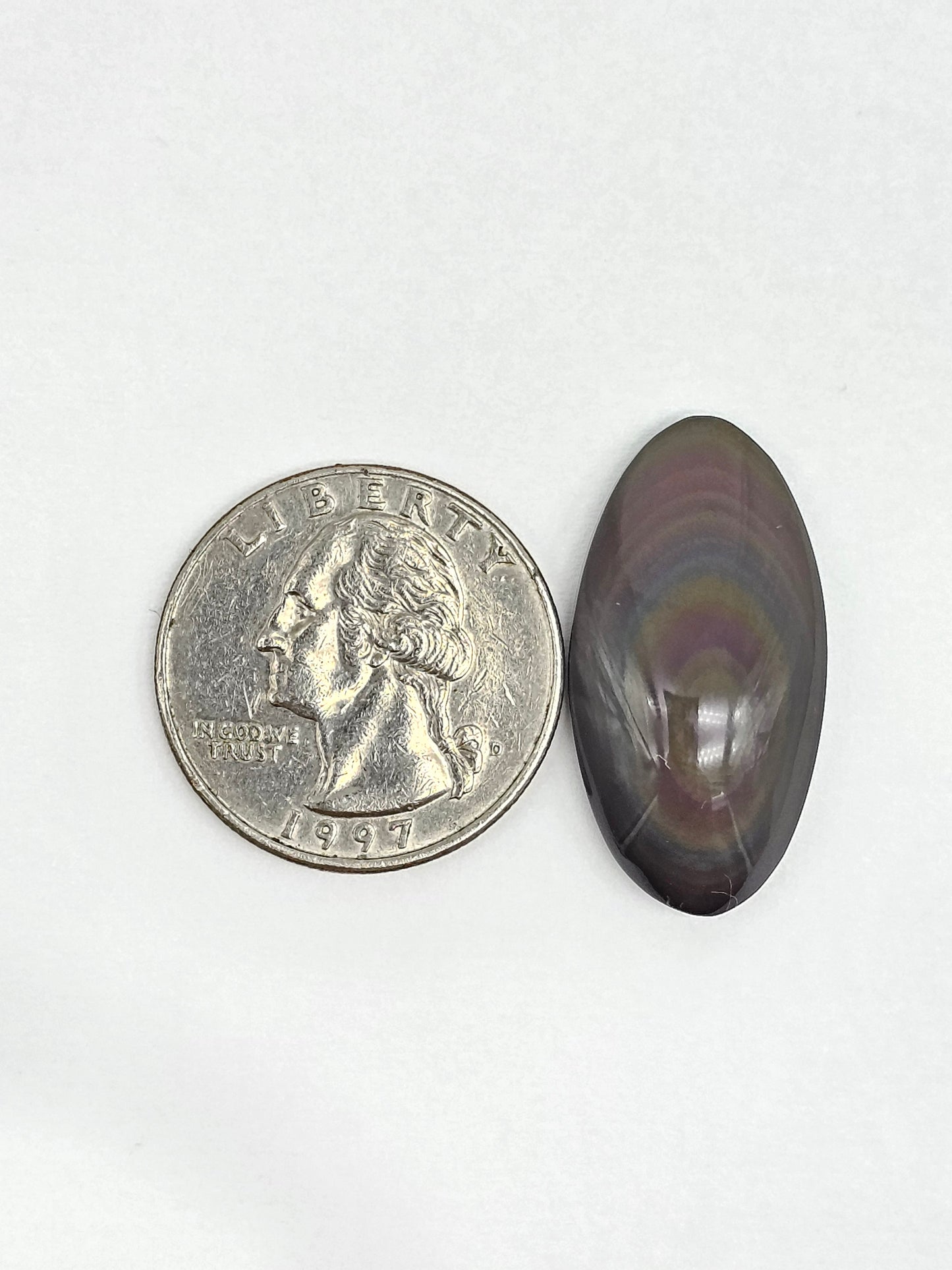 Rainbow obsidian Cabochon | Natural Mexican Obsidian for Silversmiths