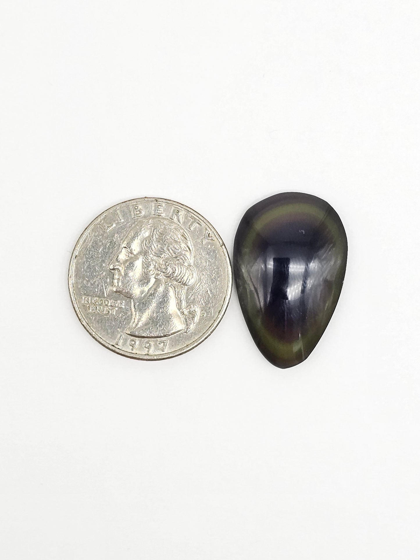 Rainbow obsidian Cabochon | Natural Mexican Obsidian for Silversmiths