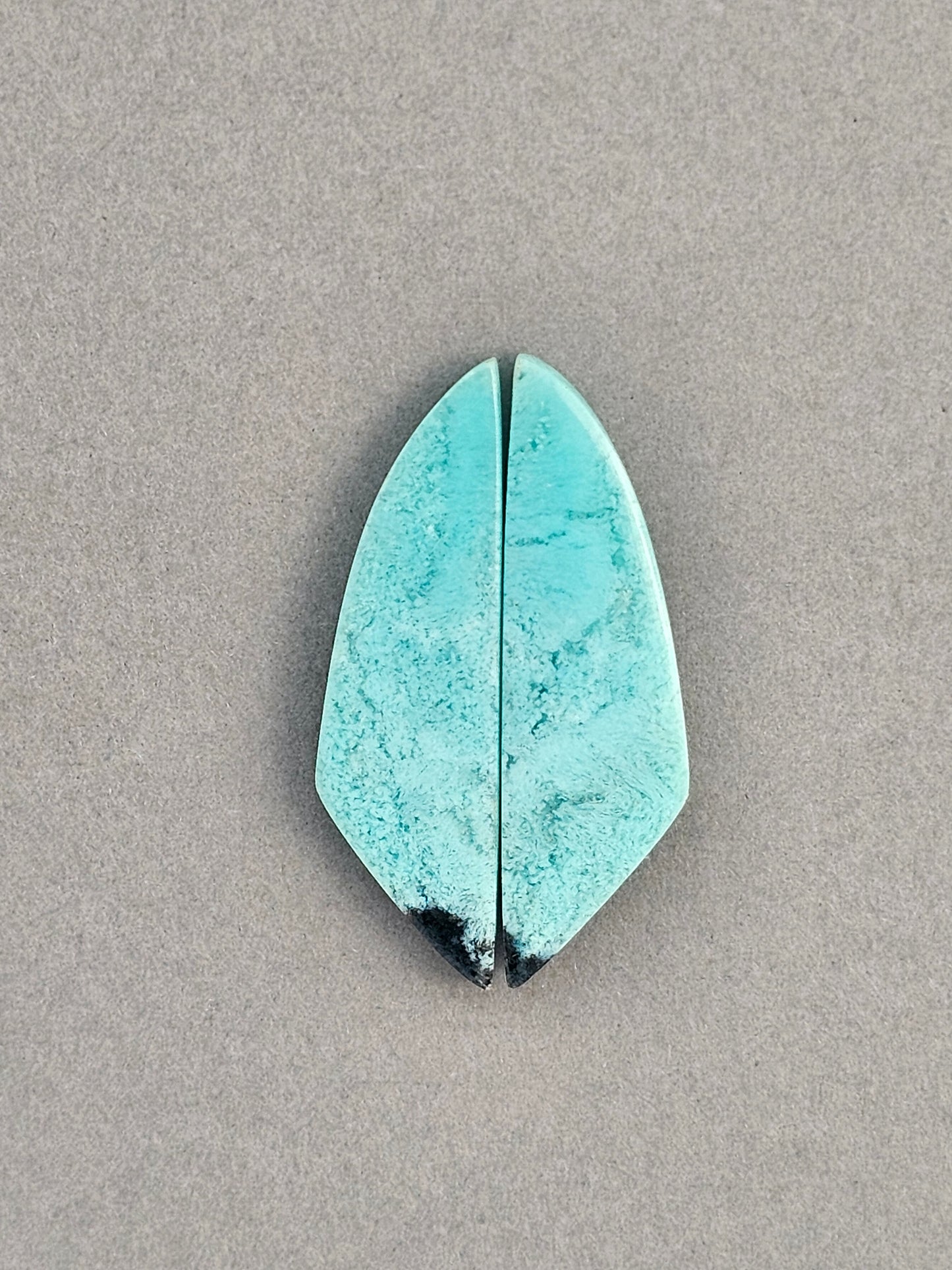 Chrysocolla Cabochon Pair