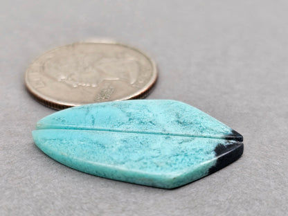 Chrysocolla Cabochon Pair