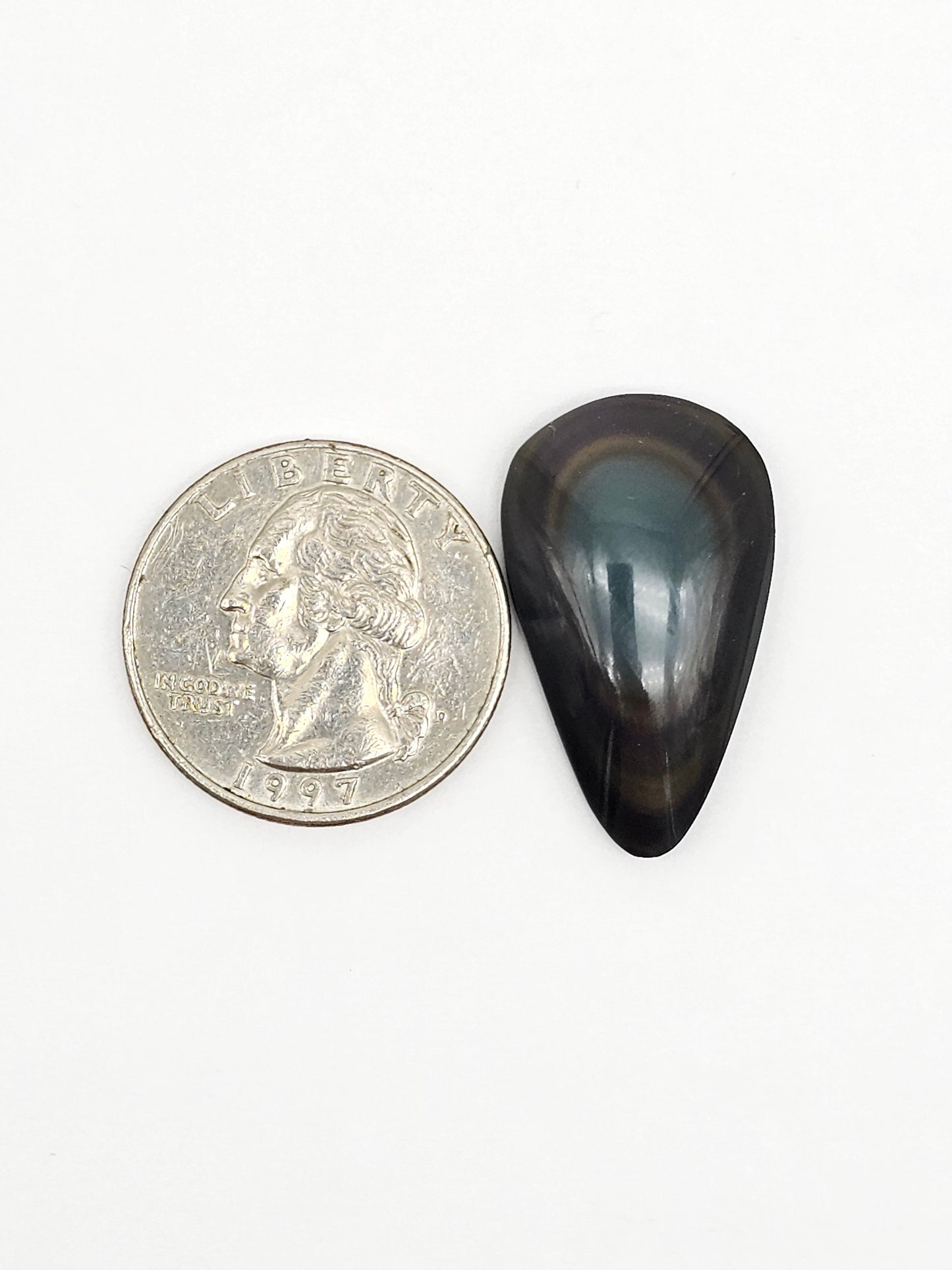 Rainbow obsidian Cabochon | Natural Mexican Obsidian for Silversmiths