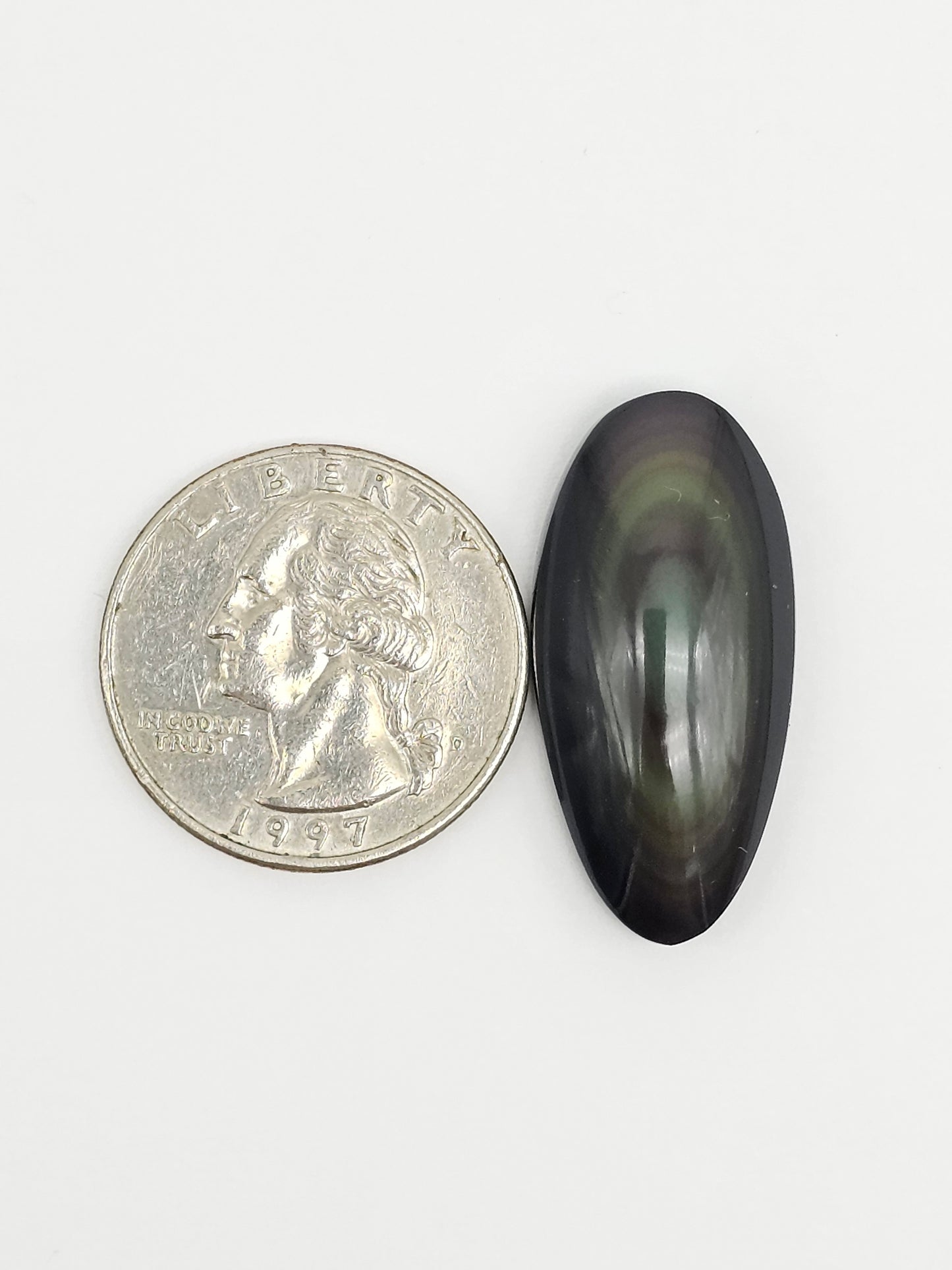 Rainbow obsidian Cabochon | Natural Mexican Obsidian for Silversmiths