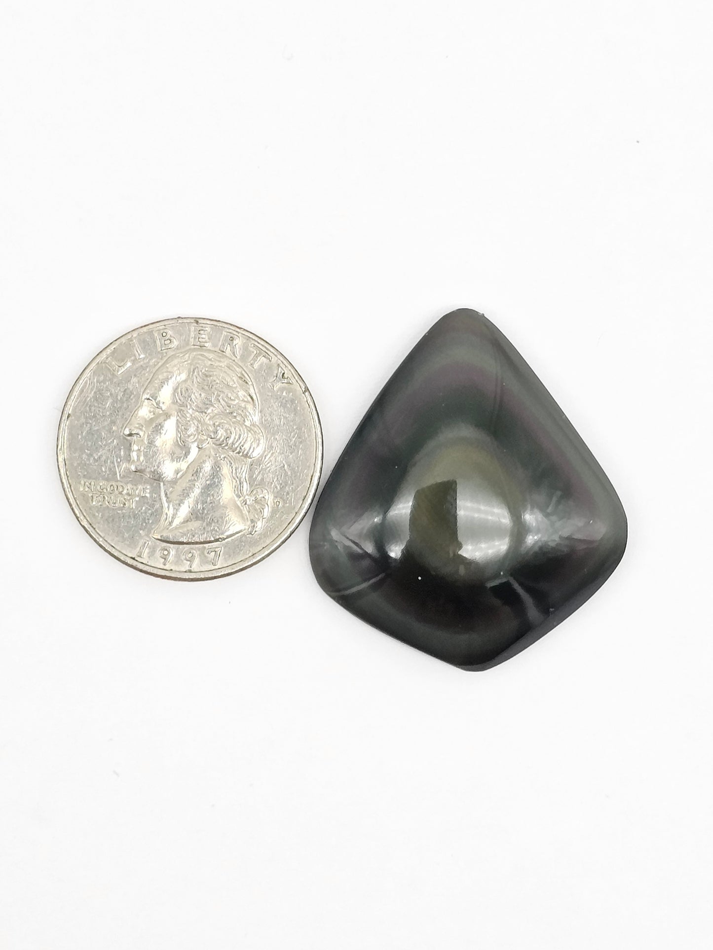 Rainbow obsidian Cabochon | Natural Mexican Obsidian for Silversmiths