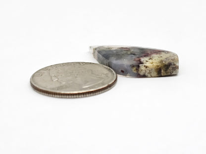 Moss agate cabochon