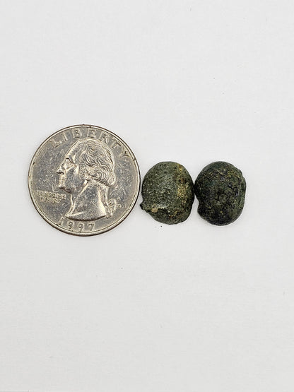 Tabasco Geode Cabochon Pair | Natural Mexican Geode