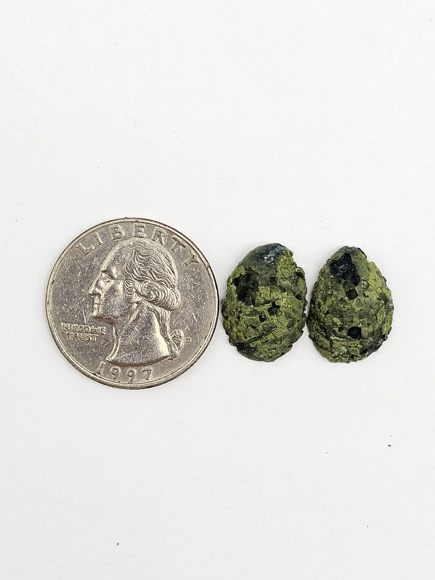 Tabasco Geode Cabochon Pair | Natural Mexican Geode