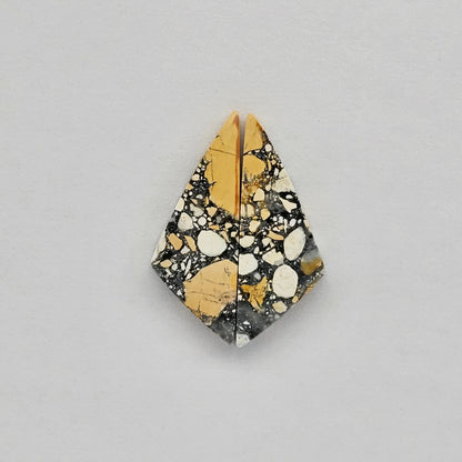 Maligano Jasper cabochon pair