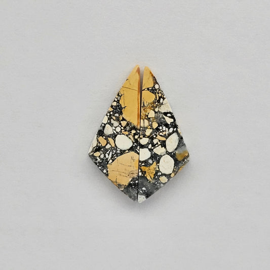 Maligano Jasper cabochon pair