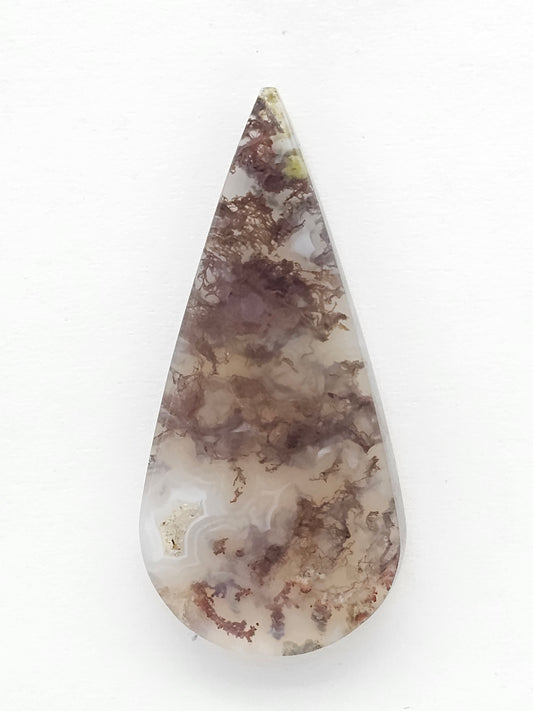 Moss agate cabochon