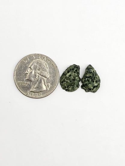 Tabasco Geode Cabochon Pair | Natural Mexican Geode