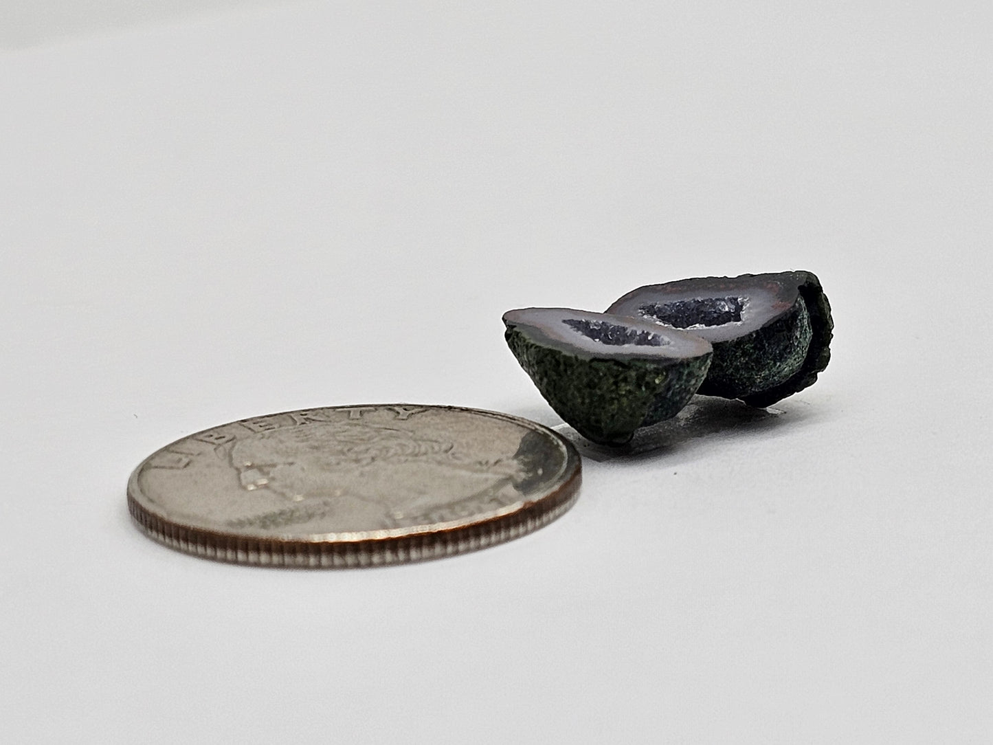 Tabasco Geode Cabochon Pair | Natural Mexican Geode