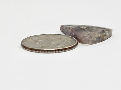 Moss agate cabochon