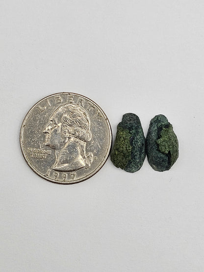 Tabasco Geode Cabochon Pair | Natural Mexican Geode