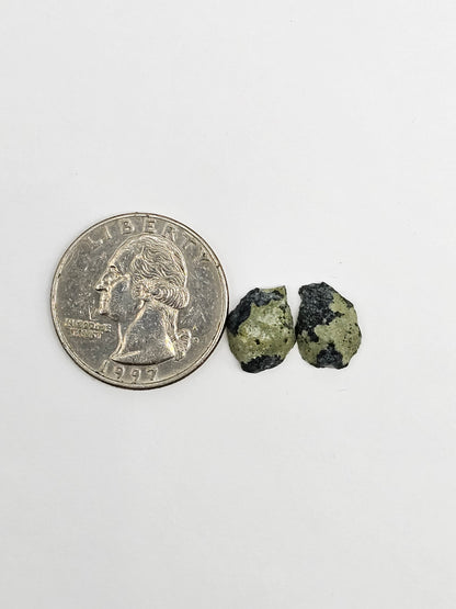 Tabasco Geode Cabochon Pair | Natural Mexican Geode